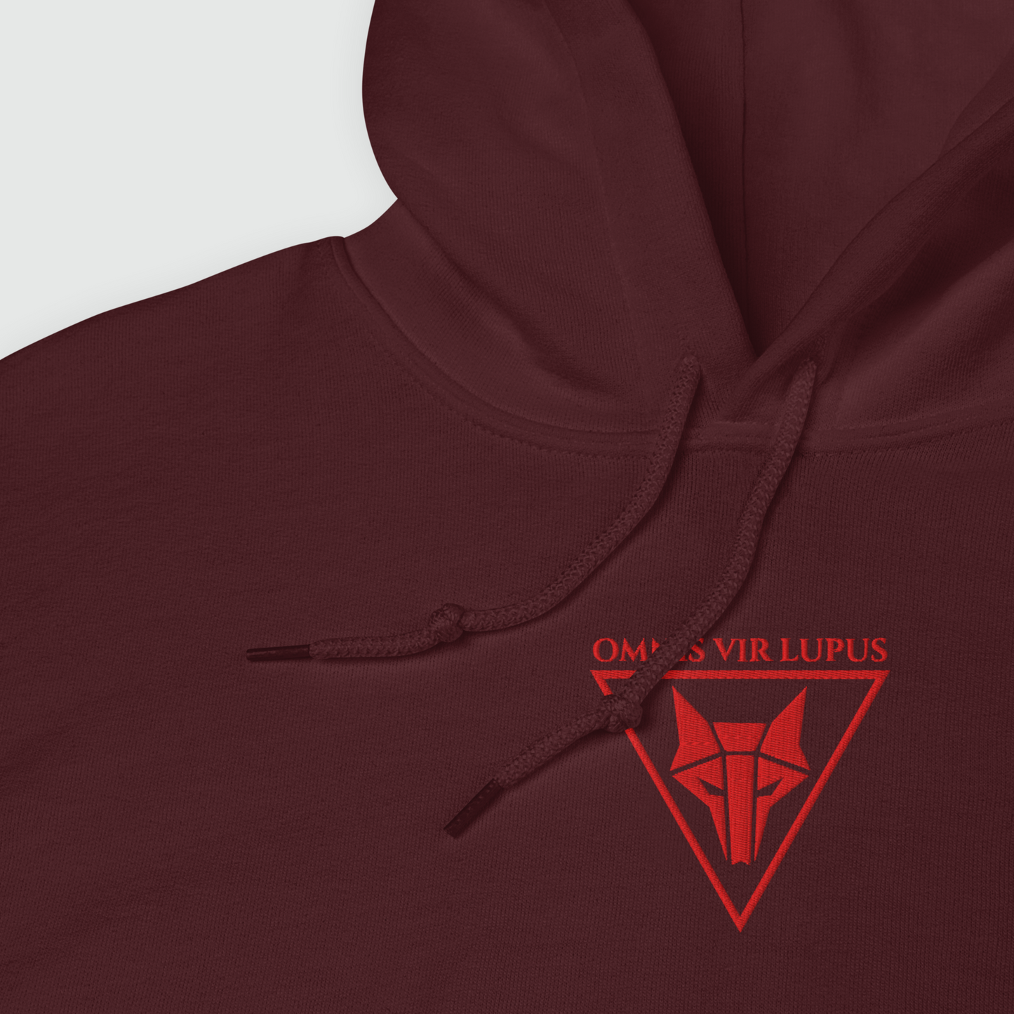 Howler Embroidered Hoodie - Red Rising
