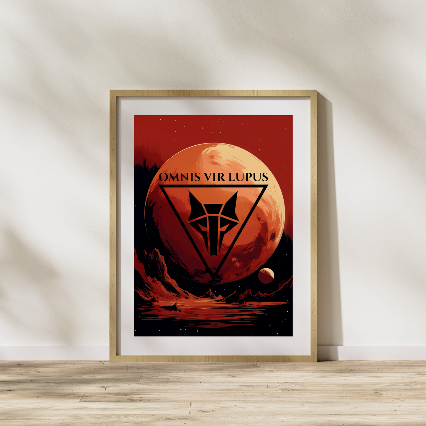 Omnis Vir Lupus Art Print - Red Rising