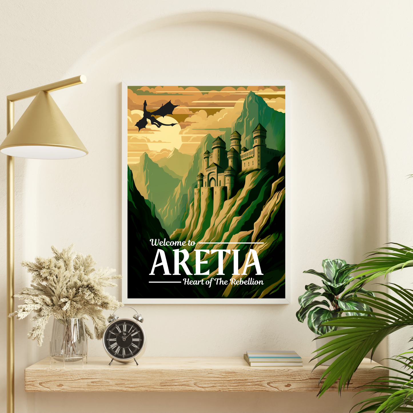 Aretia Travel Poster - Fourth Wing