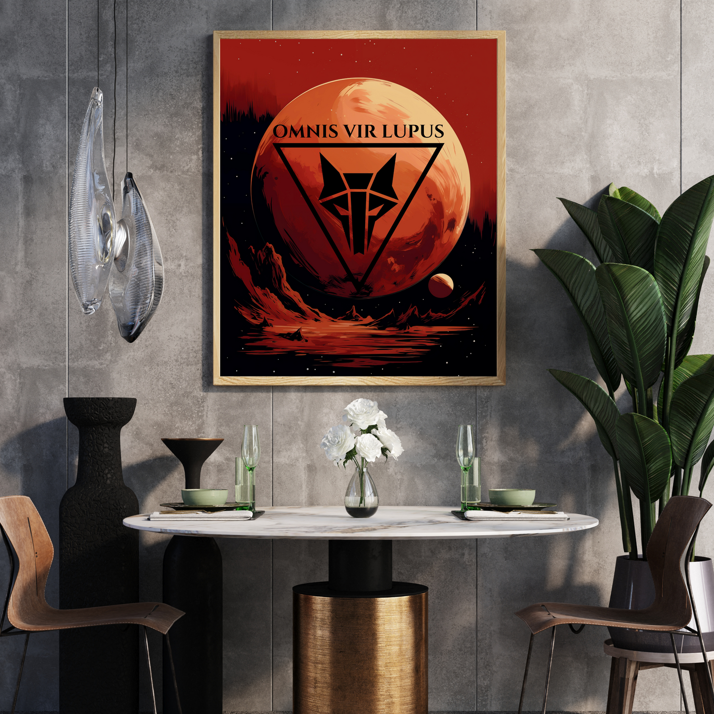 Omnis Vir Lupus Art Print - Red Rising