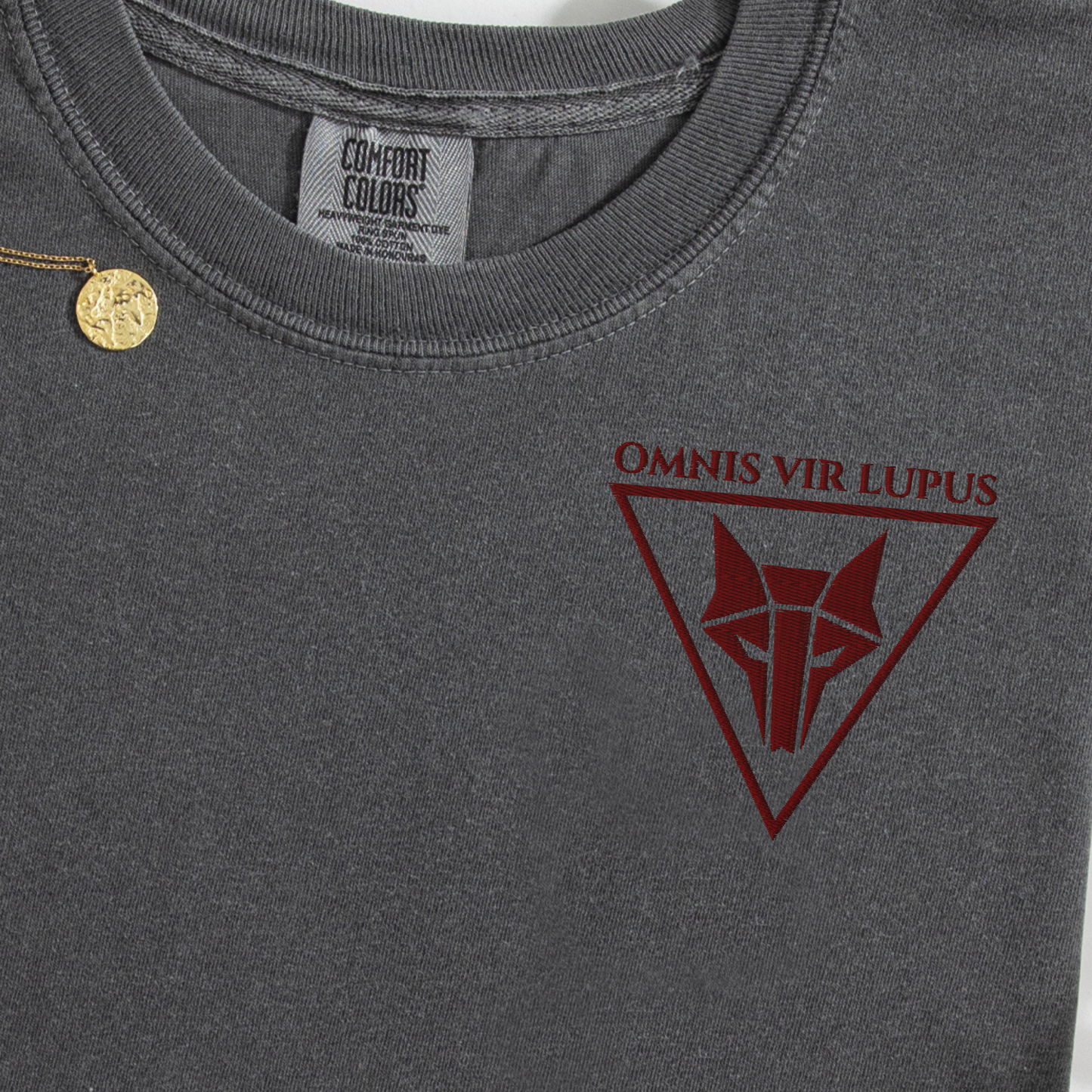 Howler Embroidered Shirt - Red Rising