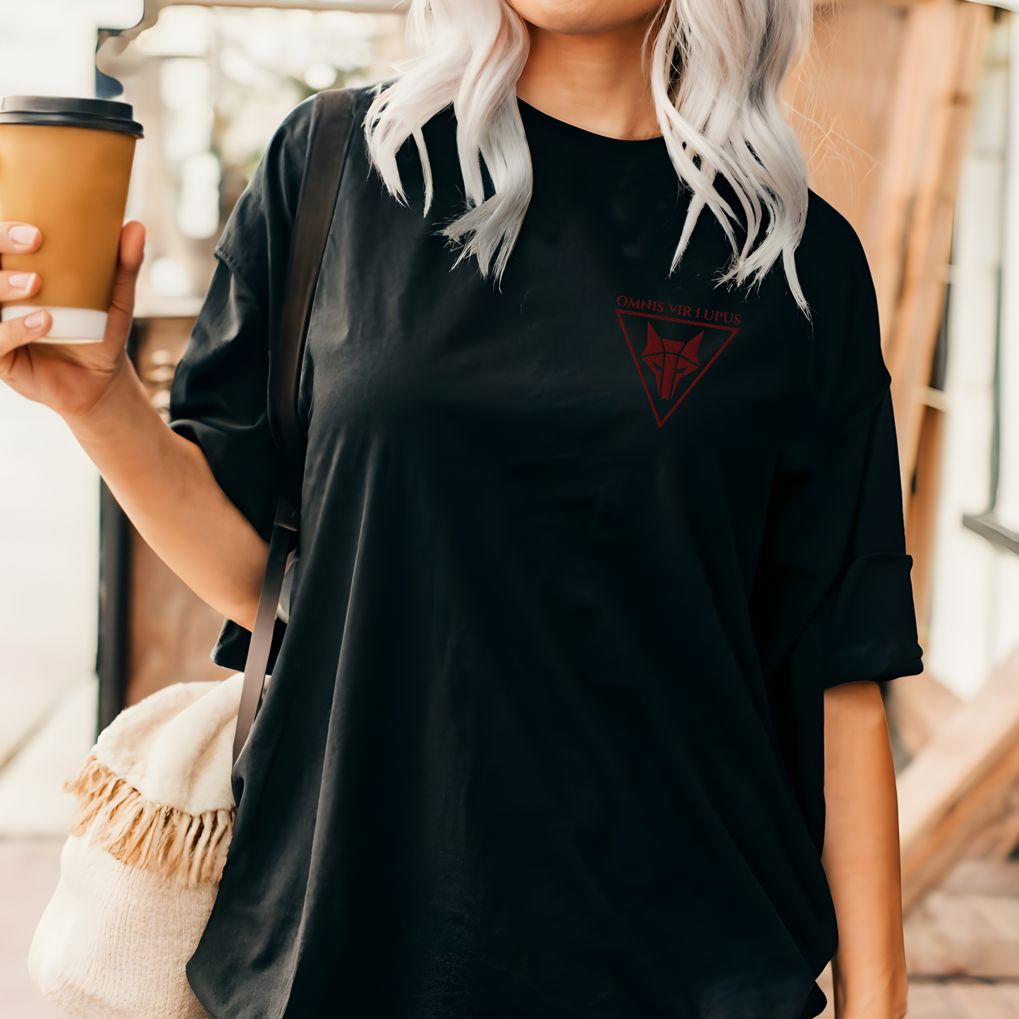Howler Embroidered Shirt - Red Rising