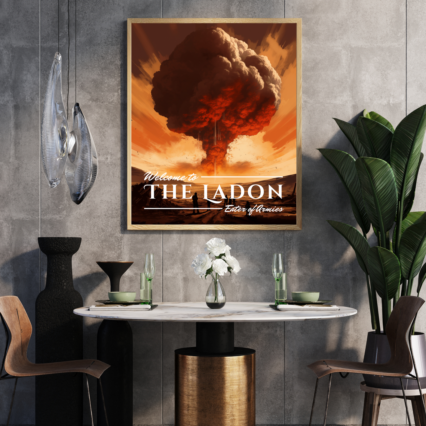 Vintage The Ladon Travel Poster - Red Rising