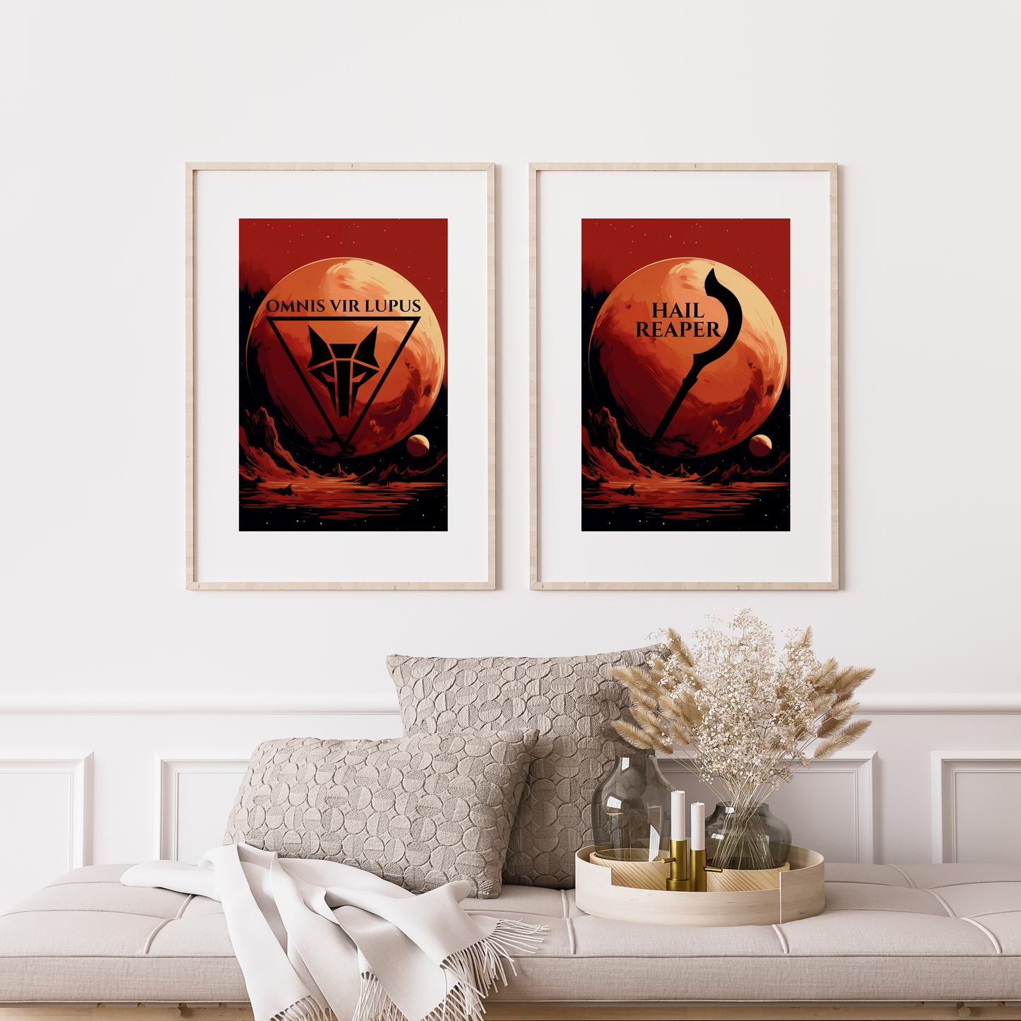 Omnis Vir Lupus Art Print - Red Rising