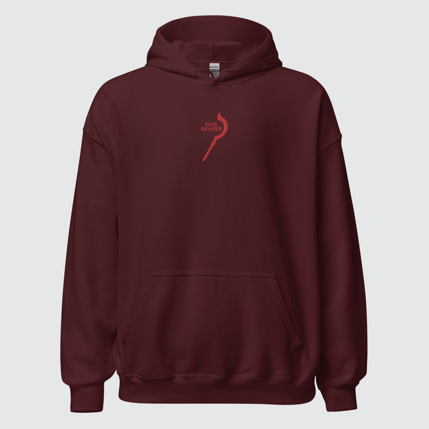 Hail Reaper Embroidered Hoodie - Red Rising