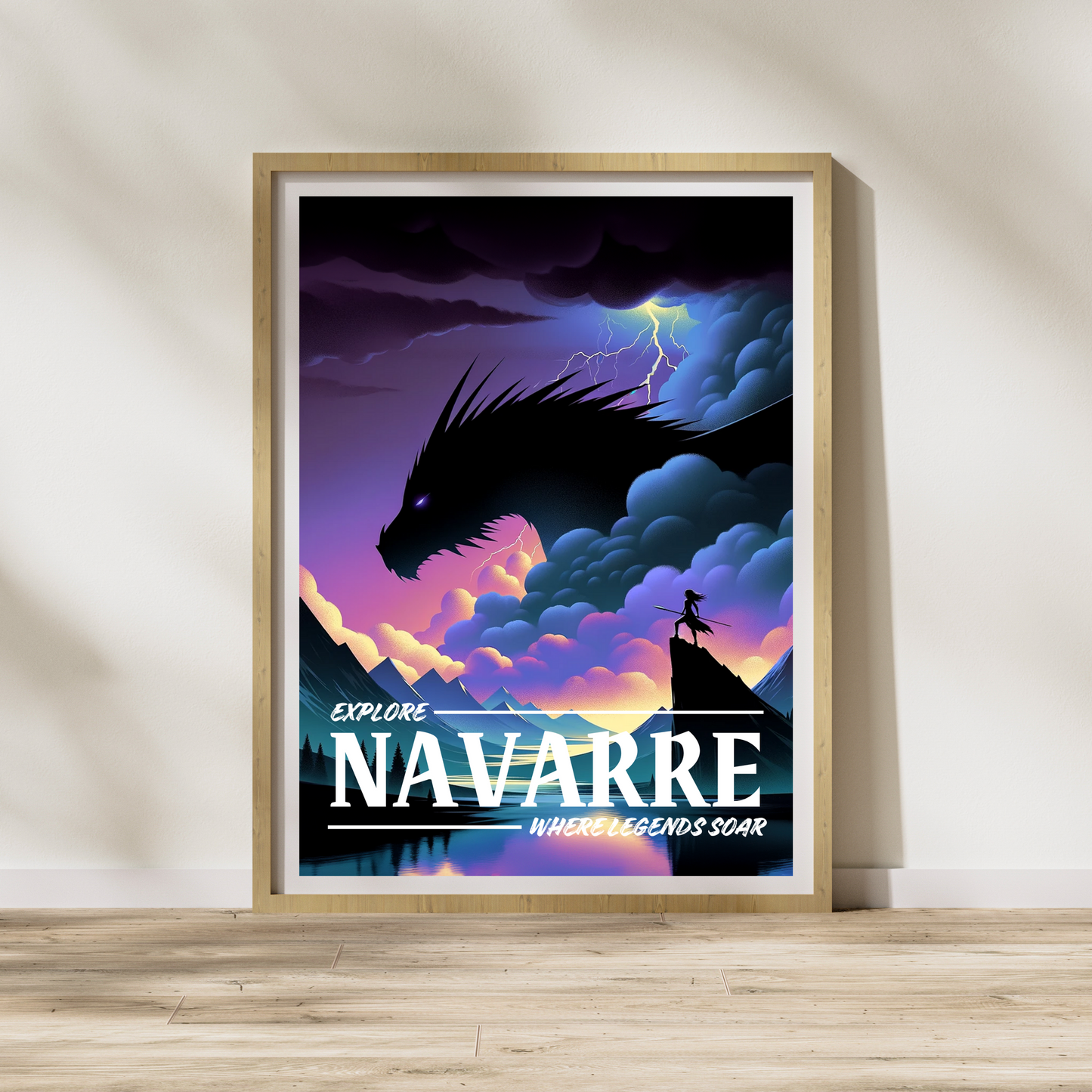 Navarre Travel Poster - Fourth Wing