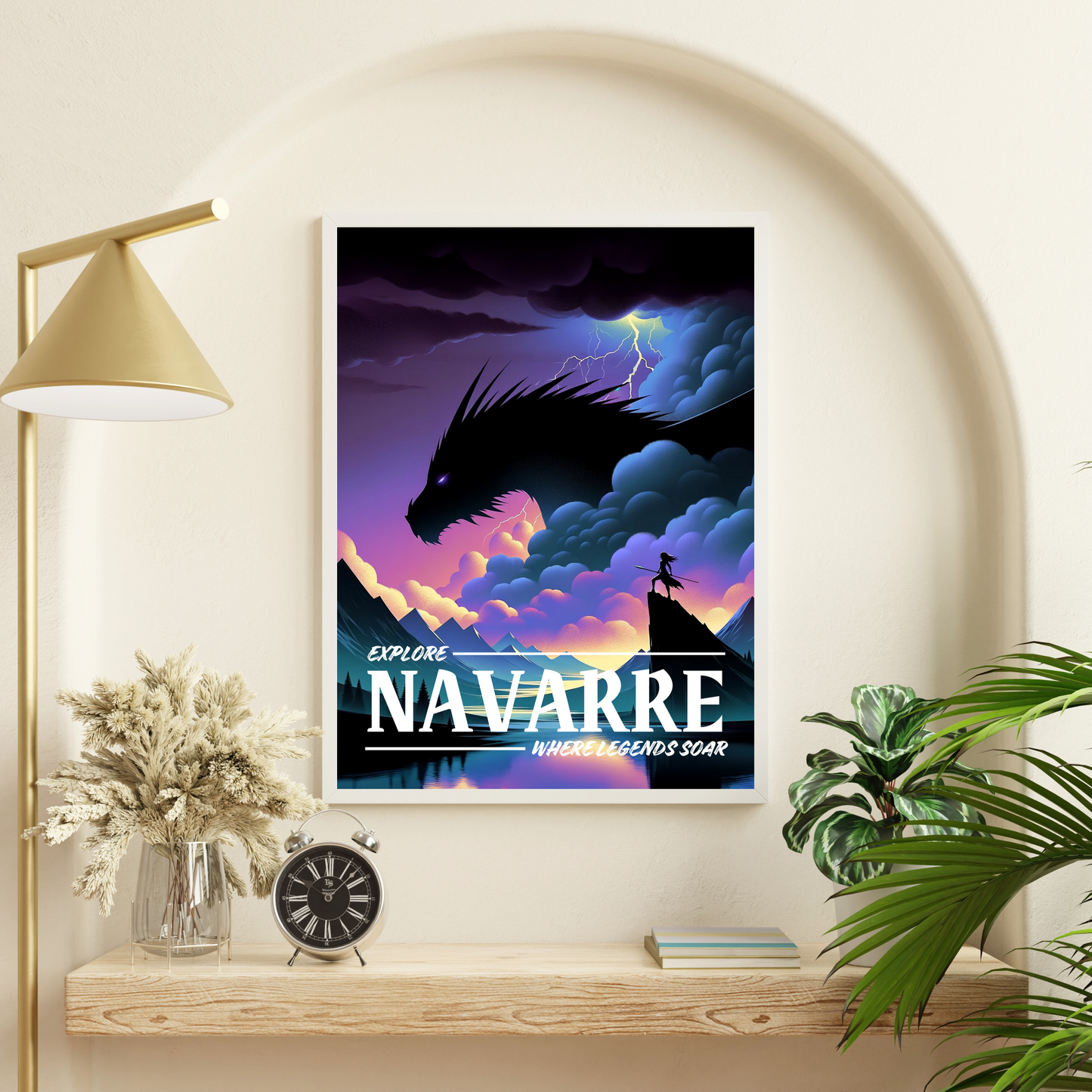 Navarre Travel Poster - Fourth Wing