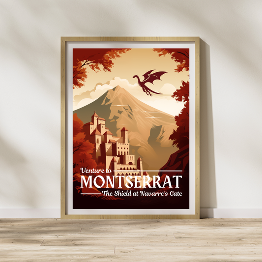 Montserrat Travel Poster - Fourth Wing